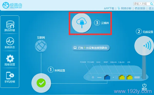 极路由迅雷远程下载使用方法