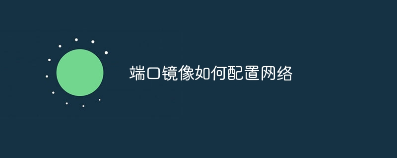 端口镜像如何配置网络