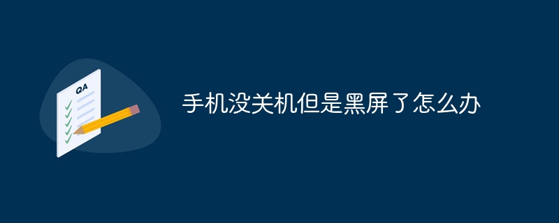 手机没关机但是黑屏了怎么办