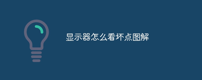 显示器怎么看坏点图解