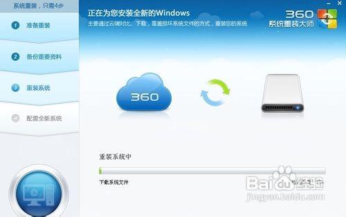 电脑硬盘换新的后需要重装系统可以用360重装大师吗