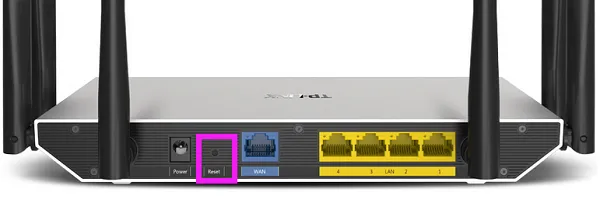 TP-Link TL-WDR7800路由器恢复出厂设置步骤
