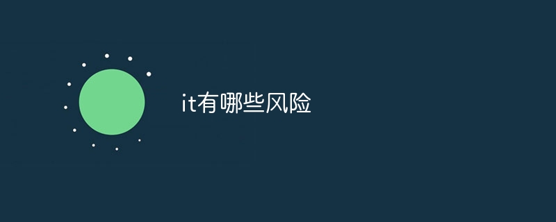 it有哪些风险