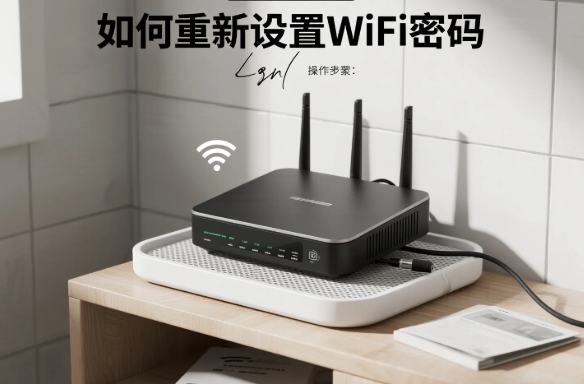 路由器怎样重新设置wifi密码