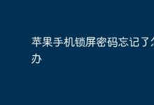 苹果手机锁屏密码忘,该如何解锁?-路由网