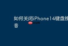 在iPhone14设置中关闭按键声音即可-路由网