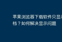 苹果浏览器下载软件不显?改设置搞定!-路由网