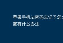 苹果手机ID密码遗忘,如何快速重置?-路由网