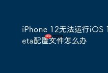 iPhone12运行不了iOS17Beta配置文件咋整?-路由网