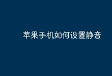 苹果手机侧边按钮轻推即可设为静音。-路由网