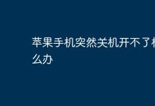 苹果手机突然关机无法开机咋整?-路由网