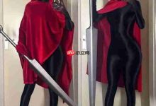 《丝之歌》大黄蜂COS,红披黑丝超吸睛-路由网