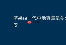 苹果SE一代配备的电池容量为多少mAh?-路由网