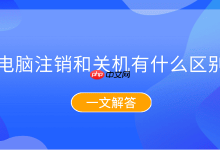 电脑注销换用户,关机全停止-路由网