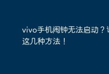 vivo手机闹钟不响?试试这些妙招!-路由网