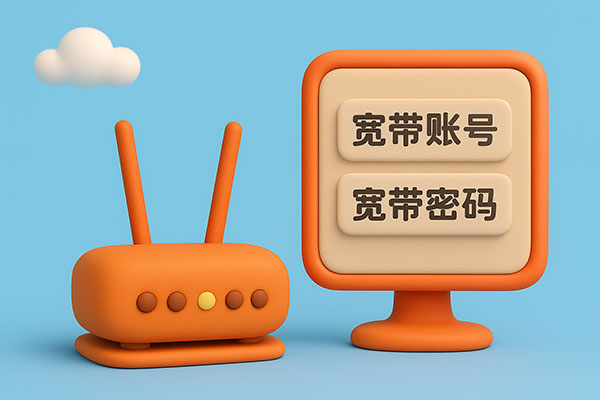 查找自家宽带上网账户和密码的方法