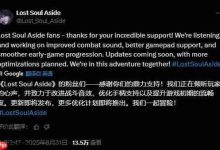外网玩家赞《失落之魂》优化,盼后续更新-路由网