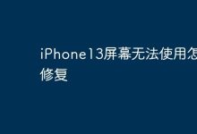 iPhone13屏幕失灵,如何快速修复?-路由网