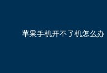 苹果手机无法开机?这几招可解决!-路由网