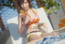 《最终幻想7》尤菲夏日小憩3D靓图来袭-路由网