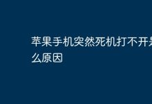 苹果手机突然死机无法开启是何故?-路由网