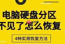 硬盘分区消失?4种方法助你快速恢复-路由网