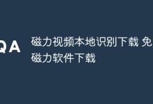 免费磁力视频识别下载,原创软件速领-路由网