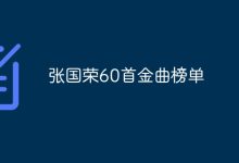 张国荣六十金曲,经典旋律永流传-路由网