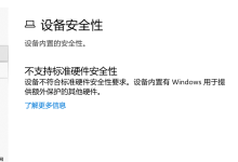 Win10不支持标准硬件安全性怎么办?不支持标准硬件安全性什么意-路由网