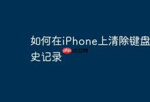 iPhone上如何快速清除键盘历史?-路由网