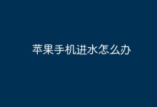 苹果手机进水,速断电送修别拖延!-路由网