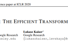 ICLR 2020 | Reformer ,一种高效的Transformer-路由网