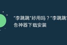 “李跳跳”跳广告神器,好用易安装-路由网