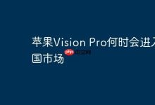 苹果Vision Pro何时登陆中国市场?-路由网