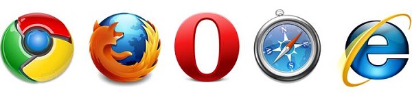 更换不同的浏览器测试