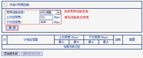 TP-Link TL-WR740N 无线路由器IP带宽控制功能与分配带宽